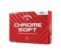 Callaway Balles de golf Chrome Soft Premium Tour 2024 Triple Piste blanches – Pack de 12