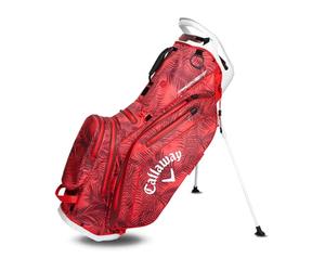 Callaway Golf Fairway 14 HD Sac avec Support imperméable Motif Palmiers Rouges/Gris