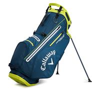 Callaway Golf Fairway 14 HD Sac de Golf étanche (Version 2023), Bleu Marine/Jaune