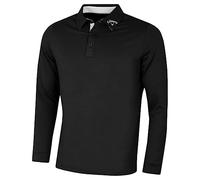 Callaway Golf Hommes à Manches Longues SwingTech Polo - Caviar - XXL
