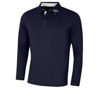Callaway Golf Hommes à Manches Longues SwingTech Polo - Peacoat - XXL