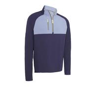Callaway Golf Hommes Color Block 1/4 Zip Water répulsif Pull - Peacoat - M