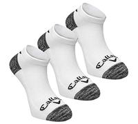 Callaway Men´s Low 3pk Golf Lot de 3 Paires de Chaussettes Sport Crew, Blanc (Blanco 5619015), Unique (Taille Fabricant: Unica) Homme