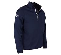 Callaway Golf Mens Hex Textured Sustainable Thermal Fleece Pull - Caban - XL