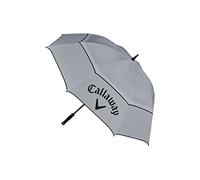 Callaway Mixte Um Cg Shield 64 Gris/Noir 22 Parapluie de golf, Gris/Noir, Taille unique EU