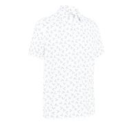 Callaway Golf Polo Golf Homme 2025 Large Chev Wicking - Blanc Brillant - L