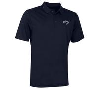 Callaway - Polo de Golf pour Homme, Haut de Tournoi à Manches Courtes évacuant l'humidité, Extensible, UPF50 (Caviar Black)