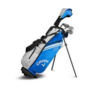 Callaway Golf XJ-2 Junior Package Ensemble de Golf 7 pièces, Bleu/Blanc, Main Droite