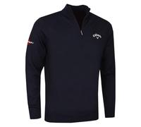 Callaway Homme 1/4 Zip Blend Merino Sweater Pulls Not Applicable, Bleu (Azul Navy 410), Large