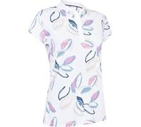 Callaway Linear Petals Womens Brilliant White L Chemise polo