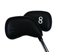Callaway Lot de 10 Housses Couvre-Clubs magnétiques en Fer pour protéger Vos Clubs de Golf, Noir