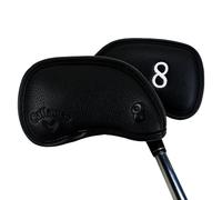 Callaway Lot de 10 Housses Couvre-Clubs magnétiques en Fer pour protéger Vos Clubs de Golf, Noir