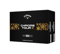 Callaway Golf Chrome Tour X 24 - Boîte cadeau double douzaine, une douzaine, blanc