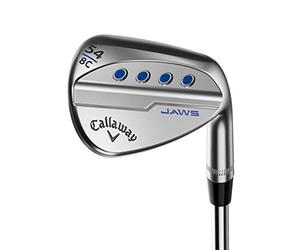 Callaway Mack Daddy Cale à 5 mâchoires (Chrome Platine, droitier, 58 degrés, broyage S, Rebond 10 * Acier, Acier)
