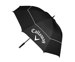 Callaway Mixte Um Cg Shield 64 Noir/Blanc 22 Parapluie de golf, Noir/Blanc, Taille unique EU