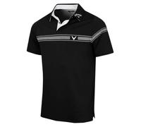 Callaway Odyssey Block Opti-Dri Swing Tech Polo de Golf Extensible pour Homme, Caviar, L