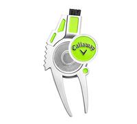 Callaway Outil de réparation de divot Izzo 4 en 1 Argent/Vert Taille Unique