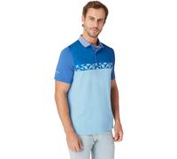 Callaway Oxford Short-Sleeve Performance Polo Shirt Galaxy Blue Medium Male