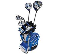 Callaway Package Set X 2 Lot de 6 pièces (Junior, Main Gauche, Bleu) Enfant, 6 Clubs + 1 Stand Bag