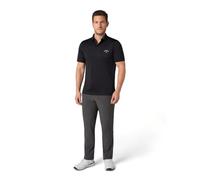 Callaway Polo de Golf à Manches Courtes pour Homme, Haut de Tournoi Anti-humidité, Extensible, UPF50 (Caviar Black)