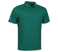 Callaway Polo de golf Opti-Dri pour homme avec micro imprimé facile d'entretien, Vert Galapagos, XL