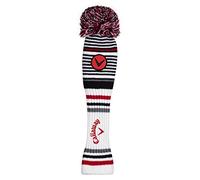 Callaway Headcovers Golf Couvre-Bois de Parcours à Pompon 2020 Adulte Unisexe, Blanc/Noir/Charbon/Rouge, Taille Unique
