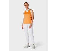 Callaway Sleeveless Performance Polo Shirt Papaye 8 (XS) Female