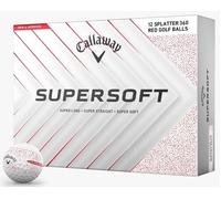 Callaway New Supersoft Splatter 360 2025 Balles de golf (rouge)