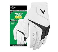 Callaway Weather Spann Gant de Golf Junior (porté à la Main Droite, Taille S, Blanc)