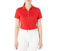 Callaway Women's Golf Short Sleeve Pique Open Mesh Polo Shirt, Salsa, Medium