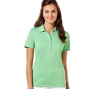 Callaway Women's Golf Short Sleeve Pique Open Mesh Polo Shirt, Vibrant Green, Small
