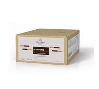 Callebaut Blossoms bobines de chocolat noir - 2.5 kg | Decorations pour patisseries, copeaux de chocolat noir au beurre de cacao, rouleaux de qualité professionelle
