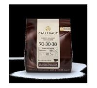 Callebaut Chocolat noir en gouttes 70% de cacao, sac de 400 grammes