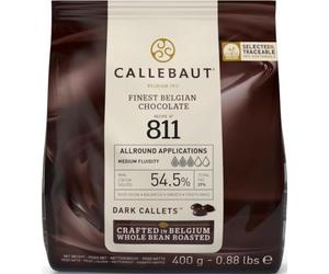 Callebaut Finest Chocolat noir belge, marron, 400 g