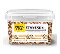 Callebaut - Fleurs de chocolat (chocolat marbré, pot de 1 kg)