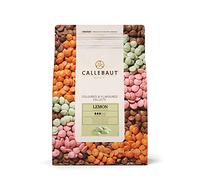 Callebaut Lemon Flavoured Chocolate Drops - Green Colour - Taille du pack = 1x2.5kg