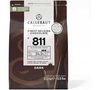 CALLEBAUT N 811 Chocolat Noir Belge 54,5% - Poids 2,5 kg