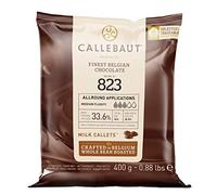 Callebaut N° 823 (33,6%) - Chocolat de Couverture au Lait Belge - Finest Belgian Milk Chocolate (Callets) 400g