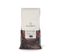 Callebaut Pointes de cacao 100% fines billes de cacao belge torréfiées 800 g