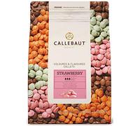 Callebaut Strawberry Flavoured Chocolate Drops - Taille du pack = 1x2.5kg