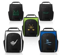 CALLIE Sac à chaussures de golf personnalisé avec monogramme brodé avec plusieurs compartiments - 4 options de couleur - Cadeaux pour les amateurs de golf, hommes et femmes, 4 options de couleur