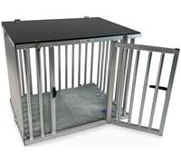 Callieway Boîte pliable en aluminium pliable pour chien - XXL