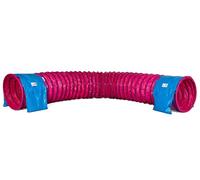 Callieway® Dog Agility Tunnel professionnel pour chien Appareil d'agilité (sacs de sable de soutien déjà inclus) Fuchsia, 3 m