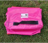 Callieway Premium Dog Agility Tunnel de sable de soutien avec système antidérapant pour tunnel d'agilité de 80 cm de diamètre (sans tunnel) (fuchsia/80 cm/simple)