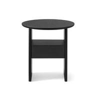 Calligaris, Table de Chevet Tau. Structure placage Finition Noir Mat Tiroir plaqué Finition Noir Mat H. H : 52.5 W: 50 D: 50 cm