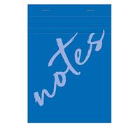 Calligraphe 15355C Un Bloc Notes Agrafé en Tête Bleu (une Marque de Clairefontaine) - A5 14,8x21 cm - 100 Feuilles Petits Carreaux - Papier 60 g - Couverture Semi Enveloppante