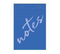 Calligraphe 15357C Un Bloc Notes Agrafés en Tête Bleu (une Marque de Clairefontaine) - A7 7,4x10,5 cm - 100 Feuilles Petits Carreaux - Papier 60 g - Couverture Semi Enveloppante