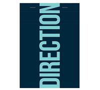 Bloc de bureau Direction agrafé A5 100 feuilles petits carreaux 70 g - Bleu