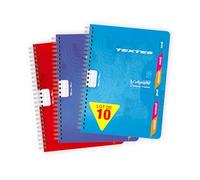 Calligraphe 18399Cpack - Lot 4 Cahiers 24x32cm 192p GC Polypro Assortis