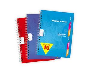 Calligraphe 18399Cpack - Lot 4 Cahiers 24x32cm 192p GC Polypro Assortis